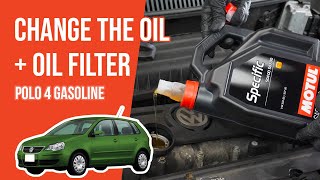 Youtube thumbnail of video "Change the oil and the oil filter Polo mk4 1.4 🛢"
