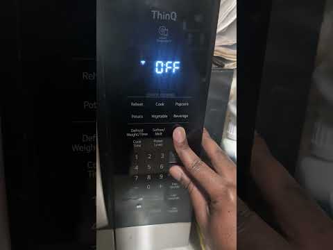 How to Mute LG ThinQ Microwave