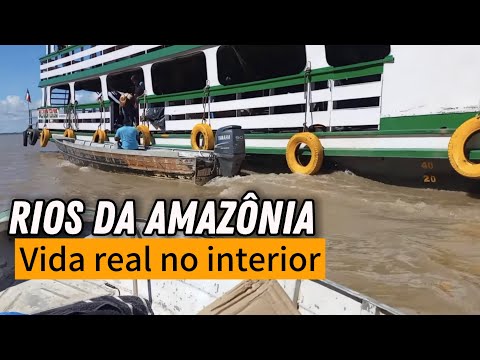 Como é fazer uma viagem de barco pela Amazônia - Uarini até fonte Boa - Amazonas 