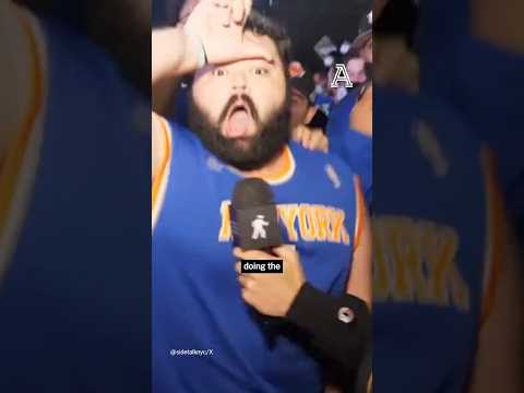Cómo SideTalkNYC encuentra a los fanáticos virales de los Knicks
