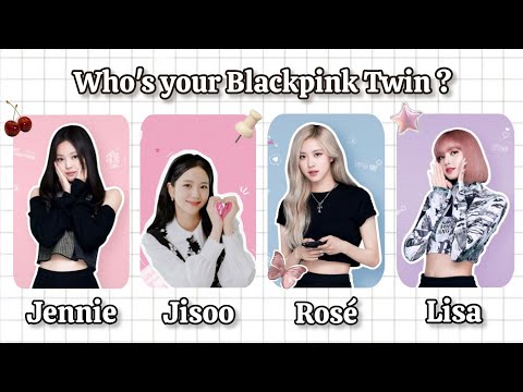 Which BLACKPINK Member is Secretly Your Twin? 👀 | Fun Personality Quiz for BLINKs! 🖤💖