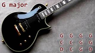 B B  King Blues Guitar Backing Track Jam - G major