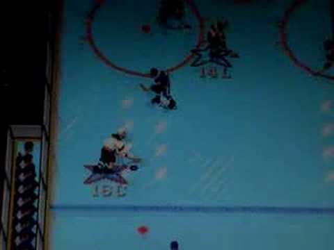 Genesis NHL'94 Flip pass goal scored by Geoff Courtnall