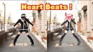 Dance with VOCALOID [Heart Beats][あぷりこっと＊ & 重音テト 踊ってみた][Sub/字幕付]