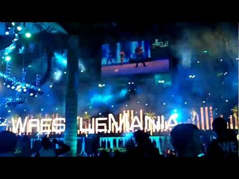 2012 04 01 Wrestlemania The Rock's entrance