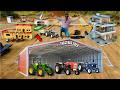 I Build Parking Shed For RC 6x6 Trucks Tractors Chatpat Toy TV