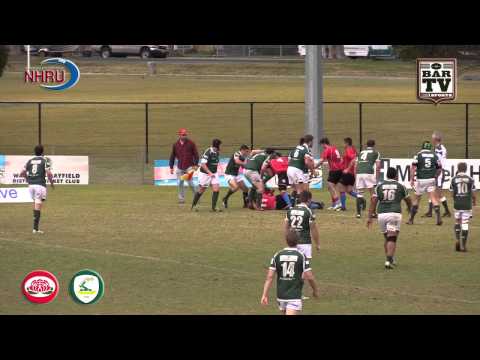 2015 NHRU Round 17 Premier 3 Highlights - Waratah v Merewether Carlton
