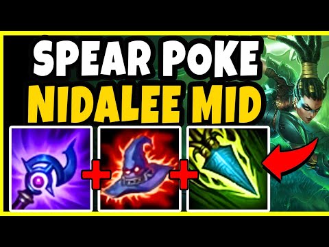 *RANKED* NIDALEE MID SPEAR THROWING MACHINE! 80% HP GONE! - League of Legends