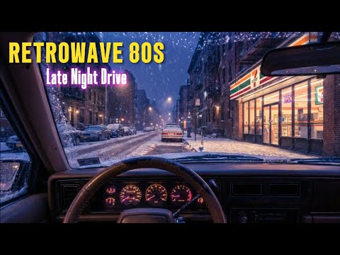 Synthwave Night Drive • Late Night Convenience Store Stop • 80s Retro Music