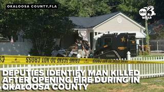 Deputies identify man killed after opening fire during warrant service in Okaloosa County