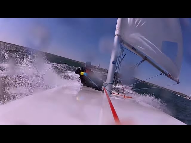 Laser Sailing Heavy Air Reach GoPro [HD]