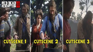 RDR 2 : What Happens If You Never Bathe ? (All Susan Grimshaw Secret Camp Cutscenes)