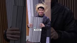 Vídeo de Caixa 10 Placas Ripada Cinza 30x60cm Espessura 3mm Cobertura 1,80m² Por caixa