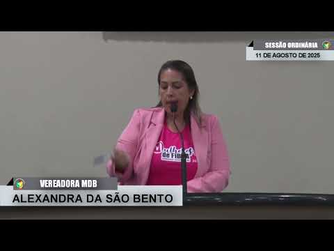 CMBTE - USO DE TRIBULA PELA VEREADORA ALEXANDRA DA SÃO BENTO - MDB