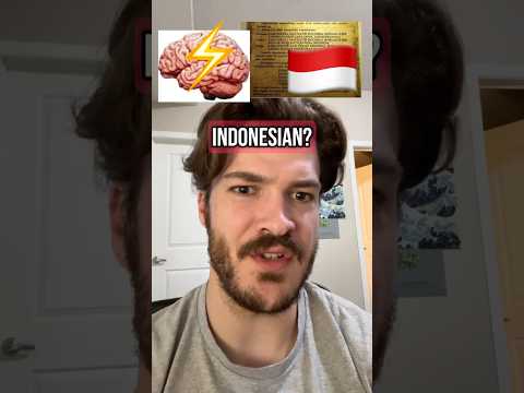 The easiest language is... Indonesian? #linguistics #language #indonesia