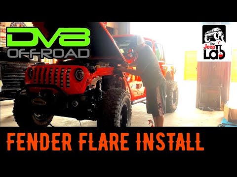 DV8 Fender Flare Install JLU/JL