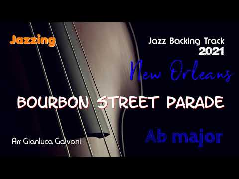 New Classic Jazz Backing Track BOURBON STREET PARADE Ab Traditional Dixieland New Orleans Play Along