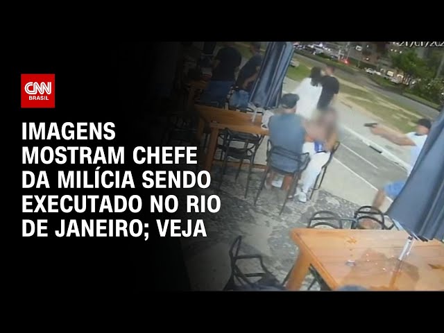 Imagens mostram chefe da milícia sendo executado no Rio de Janeiro; veja | CNN NOVO DIA