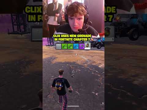 Clix uses NEW Grenade in Fortnite Chapter 7 💥