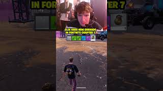 Clix uses NEW Grenade in Fortnite Chapter 7 💥