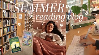 summer reading vlog 🌻📖