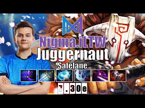 Juggernaut Safelane | Nigma.iLTW | ILTW SUPER IMBA CARRY READY FOR DPC | 7.30e Gameplay Highlights