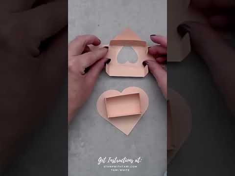 Heart Shaped Window Candy Box  #shorts