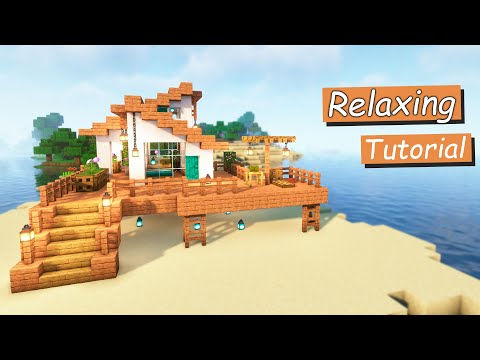 Building a Beach House | Relaxing Minecraft Tutorial