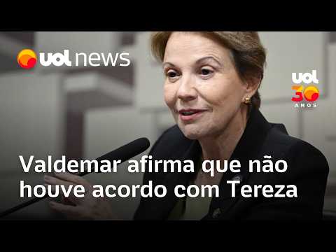 Acordo com Tereza Cristina para vice de Flávio Bolsonaro não avançou, afirma Valdemar