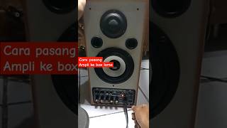 Download lagu Cara pasang amplifier ke box lama #speaker #speakeraktif #ampli #cara mp3