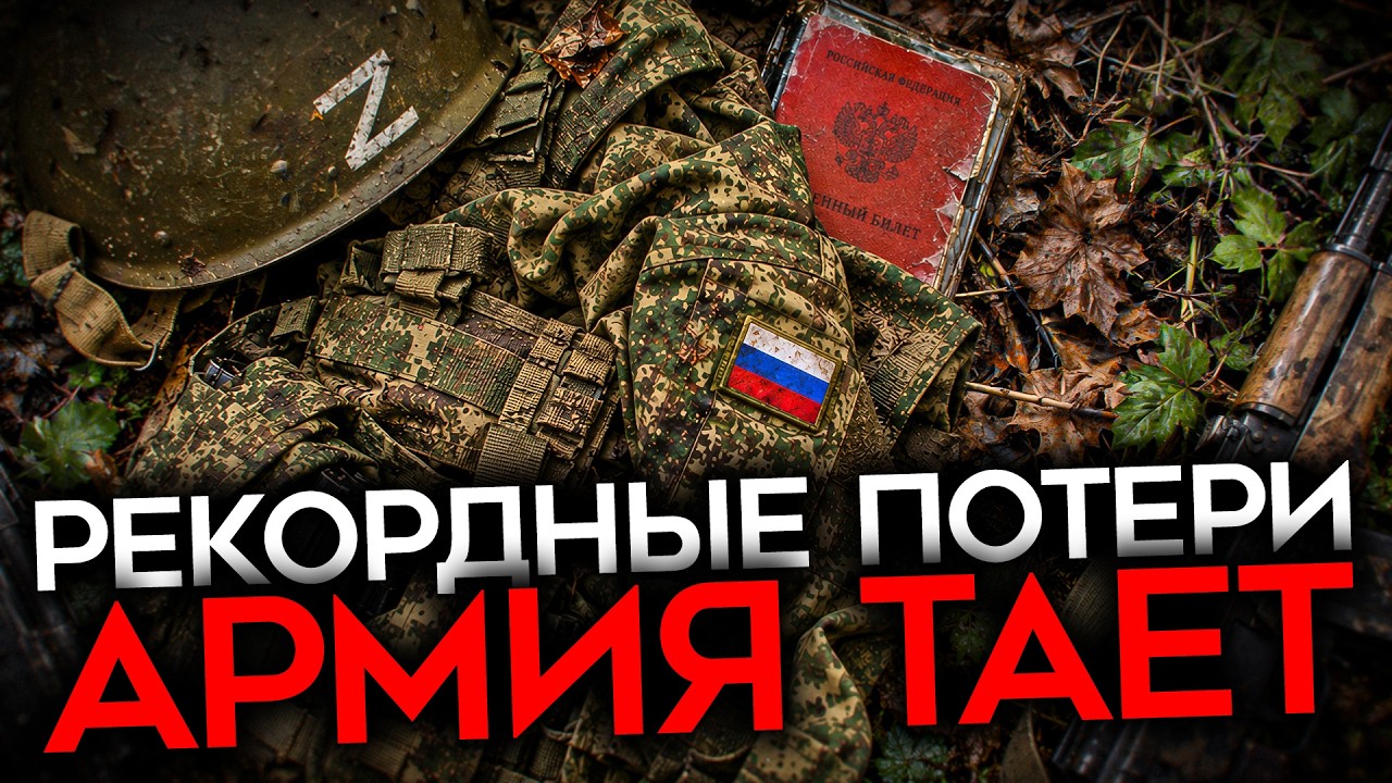 ПУТИН НАСТУПАЕТ В МИНУС. Российские солдаты дохнут рекордными темпами