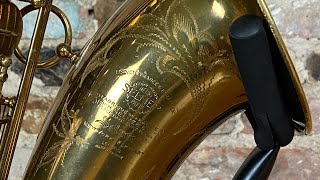 Video thumbnail for Stunning 1956 Selmer Mark VI Tenor Sax Play Test! Amazing Original Condition! 61xxx by JL Woodwinds