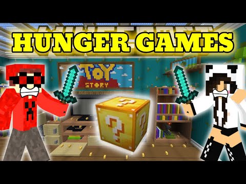 Toy Story Minecraft Lucky Block Hunger Games Chaos - EPIC Battle!