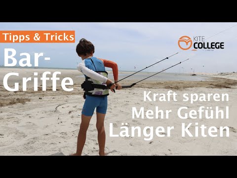 Kitecollege, Kite Bar richtig locker greifen,Tipps & Tricks, Länger Kiten, Kraft sparen, mehr Gefühl