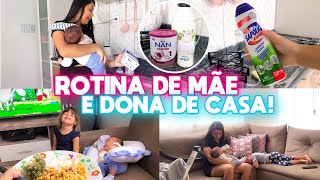 MINHA ROTINA DE MAE E DONA DE CASA | FIQUEI SOZINHA COM ELES | LETÍCIA LOPES