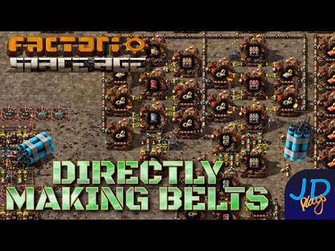 Directly making BELTS & Cliffs Go AWAY ⚙️ Factorio Space Age 🚀 Ep17 🏭 Tutorial, Lets Play