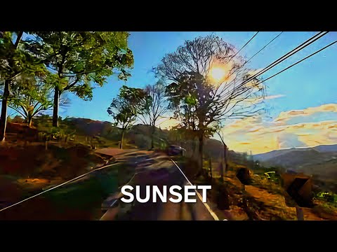 Incredible SUNSET DRIVE 🌅 El Rosario to San Pablo (4K)
