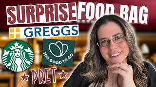 Too Good To Go Surprise Bag UK 🇬🇧 | GREGGS, STARBUCKS & PRET Bags| Too Good To Go Review