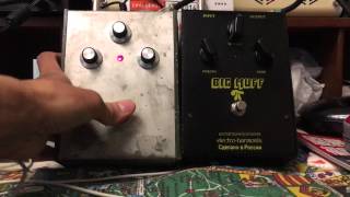 Video thumbnail for Electro Harmonix BIG MUFF Green Russian VS Black Russian by sublow326