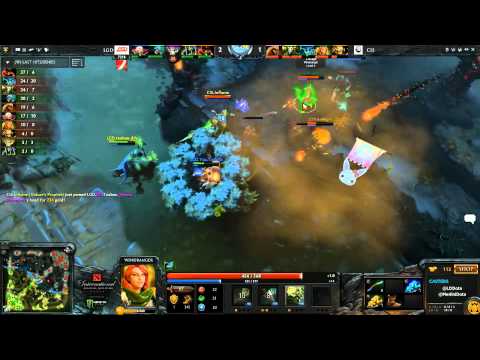 LGD vs CIS TI4 Chinese Qual Grand Final Game 1 Saving Black