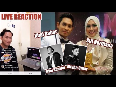 [LIVE REACTION] Misha Omar and Hael Hussaini + SIti Nordiana and Khai Bahar AME 2019 Perfromances