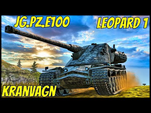 Kranvagn, Leopard 1 & Jg.Pz.E100 ● WoT Blitz