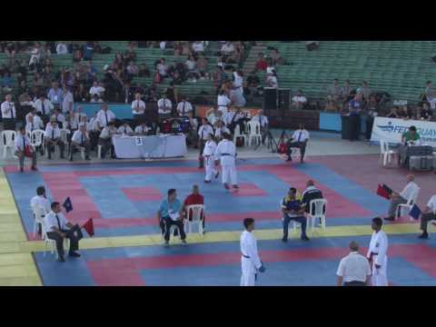 2016 Pan American Junior Championship U14 +45 Kg Female Kumite Megan Rochette CAN vs Fiorela Acosta