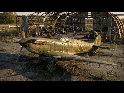 ASMR Aircraft Restoration of a Destroyed 1940 Spitfire (No Talking, Pure ASMR)