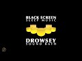 Drowsy Sound Bath - Crystal Singing Bowls for Sleep [Black Screen]