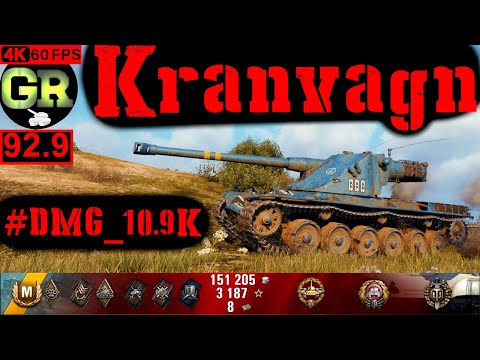 93_World of Tanks Kranvagn WoT Replay - 7 Kills 10.9K DMG(Patch 1.5.0)