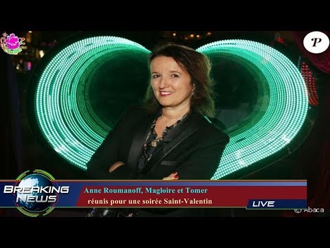 ANNE ROUMANOFF, MAGLOIRE ET TOMER   RÉUNIS POUR UNE SOIRÉE SAINT-VALENTIN