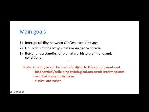 ClinGen Phenotyping Working Group