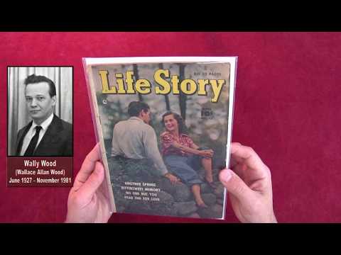 Reading Comics: Life Story 13, Wally Wood, Golden Age Romance, Love Comic Book, Fawcett, 1950 [ASMR] Video