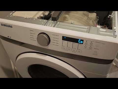 How to put, Samsung WF45T600AW diagnostic into test mode